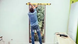 Как сделать раздвижную дверь с доской Как сделать раздвижную дверь с доской