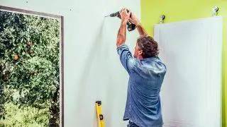 Как сделать раздвижную дверь с доской Как сделать раздвижную дверь с доской