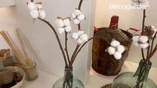Как сделать цветы из хлопка - шаг 7