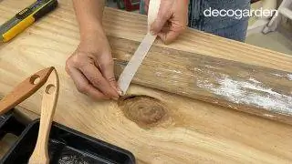 Как покрасить деревянное весло - Шаг 3 Как покрасить деревянное весло - Шаг 3