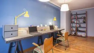 Домашний офис в индустриальном стиле