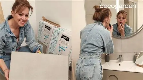 Декоративное покрытие для ремонта ванной комнаты, легкое в уходе и водостойкое! Декоративное покрытие для ремонта ванной комнаты, легкое в уходе и водостойкое!