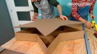 Делаем картонные новогодние звезды - шаг 5 Делаем картонные новогодние звезды - шаг 5
