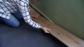 Как покрыть кафельный пол водонепроницаемыми рейками - Шаг 4