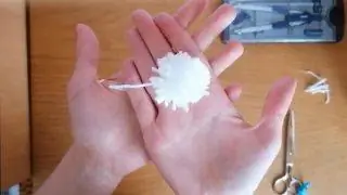 Как сделать шерстяной помпон - Шаг 11 Как сделать шерстяной помпон - Шаг 11