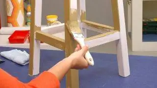 Превратите табуретку в предмет мебели для зала - Шаг 1