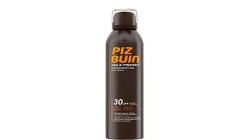 Лучшие солнцезащитные средства по версии OCU: PIZ BUIN INSTANT GLOW - SUN SPRAY
