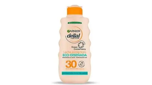 Лучшие солнцезащитные средства по версии OCU: GARNIER DELIAL ECO-DESIGNED MILK SPF30