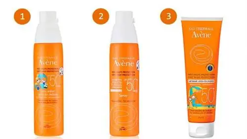 Лучшие солнцезащитные кремы по версии OCU: EAU THERMALE AVÈNE SPRAY ДЛЯ ДЕТЕЙ, ОЧЕНЬ ВЫСОКАЯ ЗАЩИТА