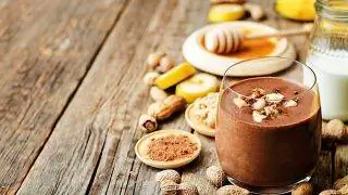 Изображение молочного коктейля с какао. Изображение молочного коктейля с какао.