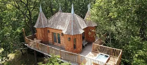 Замки на деревьях, деревянные домики, о которых мечтаешь