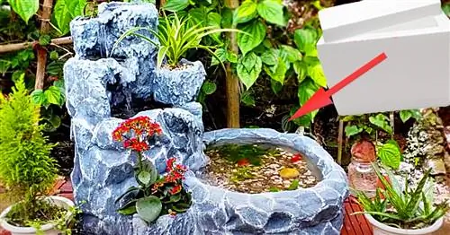 Как сделать водопад из пенопластовой коробки