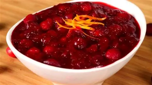 Рецепт домашнего клюквенного соуса