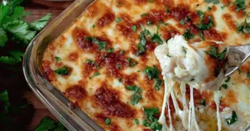 Рецепт запеканки ранчо с курицей и беконом