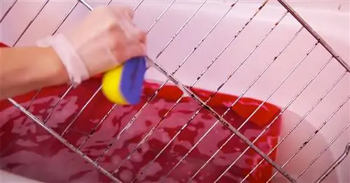 Как удалить капли жира с решеток духовки