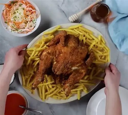 Как приготовить хрустящую жареную курицу на пахте