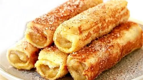 Вкусный тост с банановым хлебом