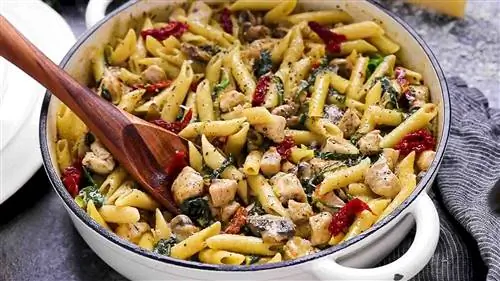 Рецепт итальянской курицы и пасты в одной кастрюле