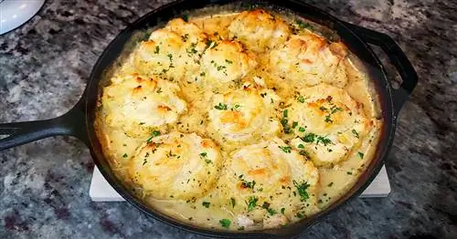 Рецепт курицы и печенья в одной кастрюле
