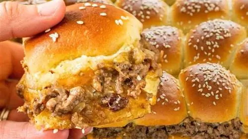 Гавайские роллы с чизбургером