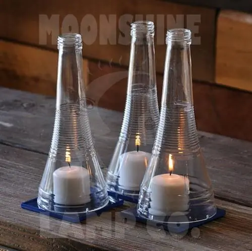 Центральная свеча из переработанной бутылки Свеча Triplesec Центральная свеча из переработанной бутылки Свеча Triplesec