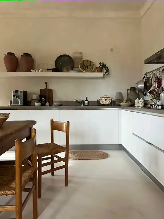 домашняя кухня Апулия дизайн с натуральным декором