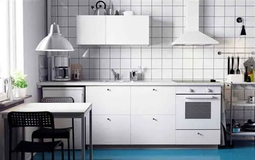 Отремонтируйте свою кухню Белая кухня ikea