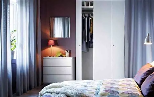 цвета для оформления фиолетовой спальни Ikea