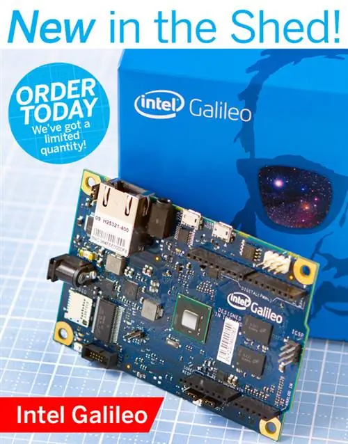 Intel Galileo доступен в мастерской (количество ограничено)