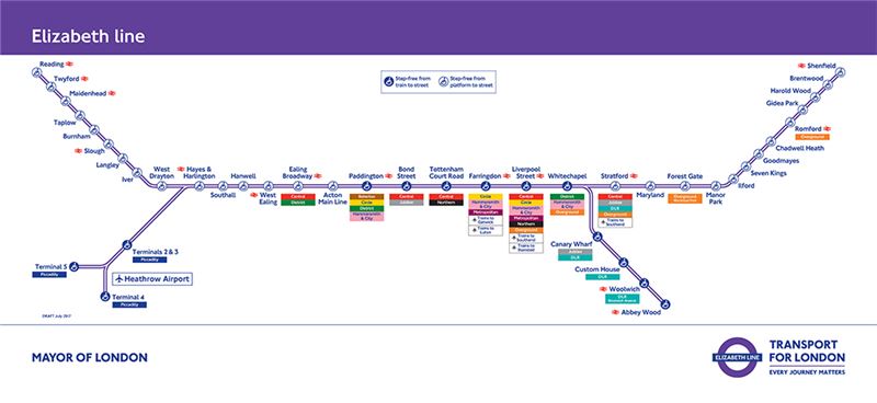 Где купить на линии Crossrail