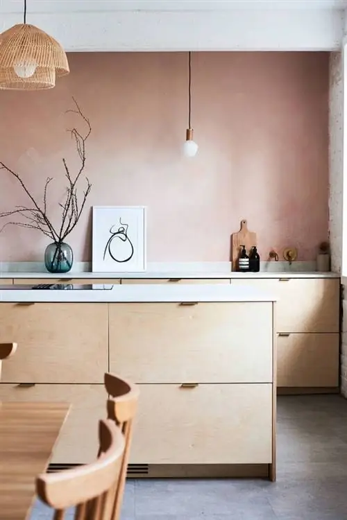 Кухня Ikea разыгрывает скандинавскую карту, применив светлое дерево для индивидуального фасада: фасад из березовой и дубовой фанеры, латунные ручки. Сотрудничество с фотографом Исси Крокер, стилистом и арт-директором Эмили Иезекииль, а также стилистом и кулинарным писателем Анной Джонс. Пликея.