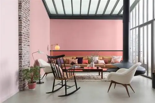 «Краски с оттенком Petal Pink, Venice Rose, Margaux Red и Carbon, V33, 15,90 евро за банку 0,5 л». «Краски с оттенком Petal Pink, Venice Rose, Margaux Red и Carbon, V33, 15,90 евро за банку 0,5 л».