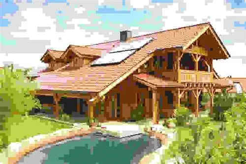 ImageKösslinger - общий вид BayernBlock Holzbau GmbH & Co. KG - Загородные дома HultaHaus вода, облако, растение, небо, здание, свойство, окно, дом, дерево, дерево ImageKösslinger - общий вид BayernBlock Holzbau GmbH & Co. KG - Загородные дома HultaHaus вода, облако, растение, небо, здание, свойство, окно, дом, дерево, дерево