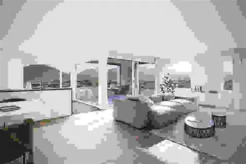 ImageIm Dörfli, Wangen SZ Fröhlich Architektur AG Современные гостиные