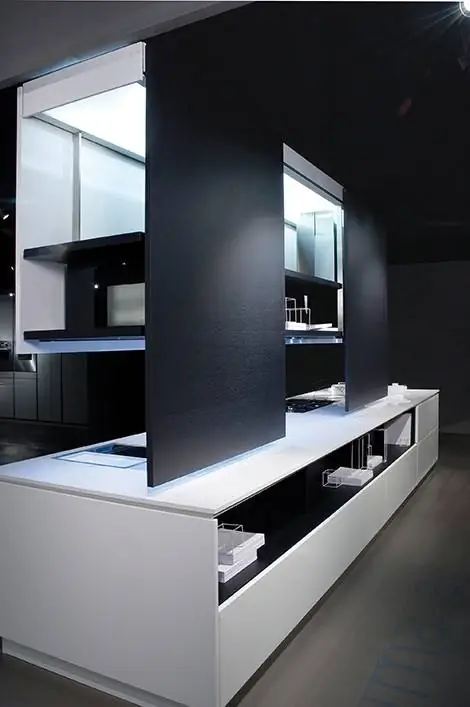 binova prima av кухонные шкафы Prima AV Kitchen от системы раздвижных дверей Binova обеспечивает двухсторонний дизайн binova prima av кухонные шкафы Prima AV Kitchen от системы раздвижных дверей Binova обеспечивает двухсторонний дизайн