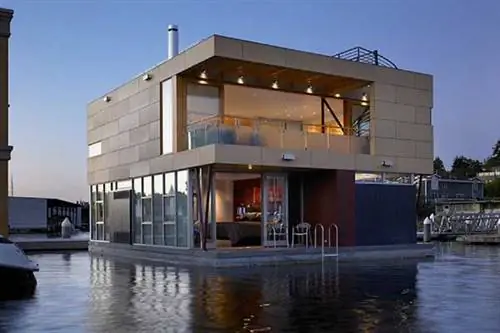 Плавучий дом Lake Union 6 Плавучий дом от Vandeventer + Carlander Architects Luxury Living on Lake Union, Сиэтл Плавучий дом Lake Union 6 Плавучий дом от Vandeventer + Carlander Architects Luxury Living on Lake Union, Сиэтл
