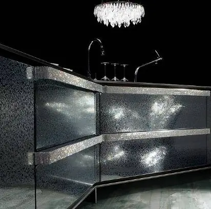 toyokitchen kitchen ino swarowski 1 Дизайн кухни с кристаллами Swarovski от японской кухни Toyo Kitchen - Ino
