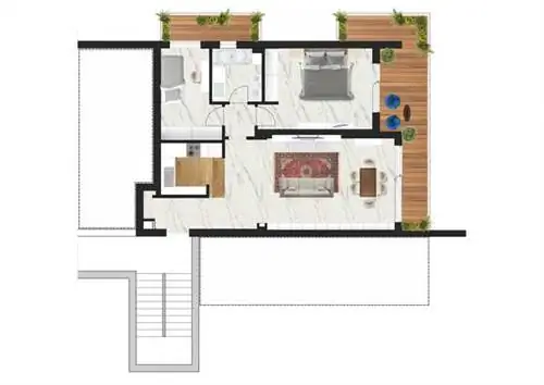 Проект ремонта квартиры 60 кв.м. в Риме