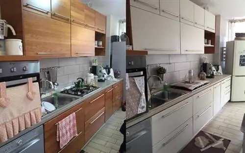 Преображение устаревшей кухни с помощью оригинальных красок