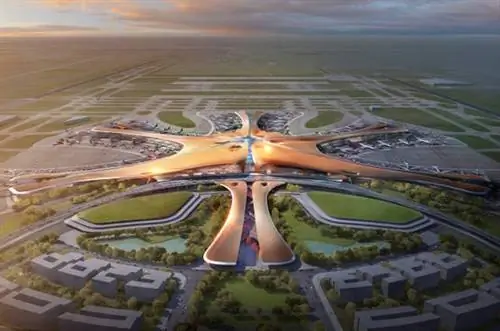 Крупнейший аэропорт в мире в Пекине, спроектированный Zaha Hadid Architects