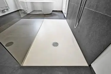 Corian пол и слив Corian пол и слив