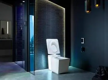 Kohler Numi Comfort Height Цельный удлиненный унитаз с двойным смывом и встроенным биде белого цвета Kohler Numi Comfort Height Цельный удлиненный унитаз с двойным смывом и встроенным биде белого цвета