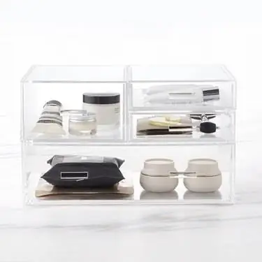 The Container Store Luxe Органайзер для ухода за кожей и набор для хранения The Container Store Luxe Органайзер для ухода за кожей и набор для хранения