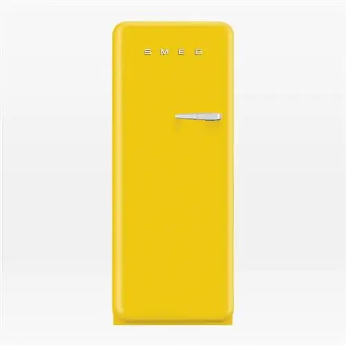 SMEG желтый холодильник SMEG желтый холодильник