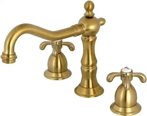 Смеситель для ванной комнаты из матовой латуни Kingston Brass