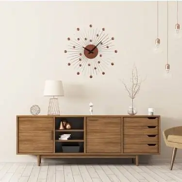 Wayfair настенные часы середины века современный декор