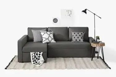 South Shore Live-it Cozy 1-Piece Reversible Sleeper Sectional Sofa South Shore Live-it Cozy 1-Piece Reversible Sleeper Sectional Sofa