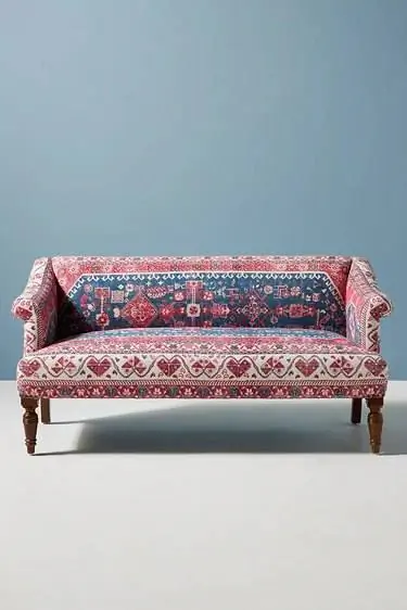 Миниатюрный диван Anatolia с принтом Anthropologie Rug Миниатюрный диван Anatolia с принтом Anthropologie Rug
