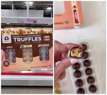Шоколадные трюфели с маскарпоне от Costco.