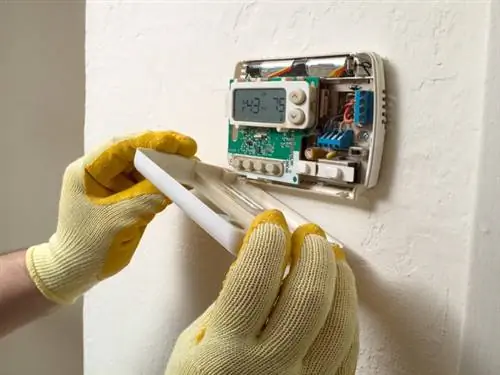 Как подключить проводку к термостату Honeywell RTH111B